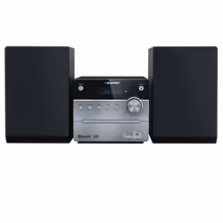 Blaupunkt MS12BT, Home audio micro system, Black, 5 W, FM, PLL, LED, 3.5 mm