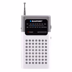 Blaupunkt PR4WH, AM, FM, 0.3 W, Grey, AA, 60 mm, 24 mm