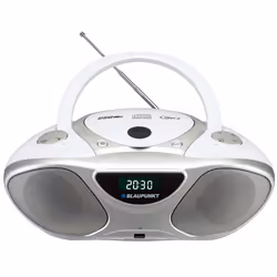 Blaupunkt BB14WH, 1.55 kg, Silver, White, CD recorder