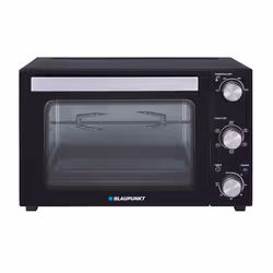Blaupunkt EOM601, 45 L, 1800 W, Freestanding, Black, Stainless steel, Rotary, Glass