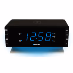 Blaupunkt CR55CHARGE, Clock, Digital, FM, PLL, LED, Black, DC/Battery