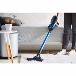 Blaupunkt VCH602BL stick vacuum/electric broom 2-in-1 stick vacuum Battery Dry Cyclonic Bagless 0.7 L 135 W Black, Blue