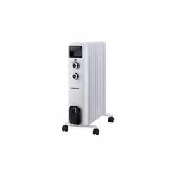 Blaupunkt HOR501, Oil electric space heater, Oil, Indoor, Floor, White, 2500 W