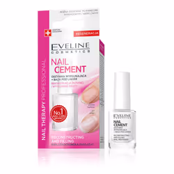 EVELINE COSMETICS NAIL CEMENT NAIL CONDITIONER BASE COAT RECONSTRUCTION FILLING