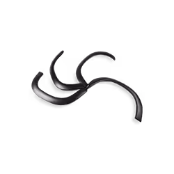 Trim-/Protection Strip, wing; FAST; Right Front grey; for PEUGEOT, FIAT, CITROËN; 1611706980, 1611706980, 1637294380, 7355897 ...