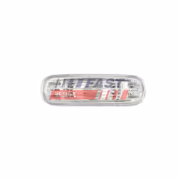 Turn Signal; FAST; transparent both sides, lateral installation without bulb holder; for FIAT, CITROËN, ABARTH, PEUGEOT, LANC ...