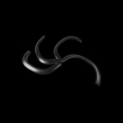 FAST FT90950 Trim-/Protection Strip, wing Left Front black