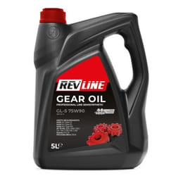 REVLINE GL-5 5901797906696 Transmission Oil 75W-90 5 RENAULT: MASTER 3 Kasten, Trafic 3, TRAFIC 2 Kasten, PEUGEOT: 205 II Hatchback, 308 I Hatchback