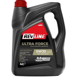 Revline Ultra Force C2/C3 5W-30 4l Engine oil 5901797927165 VOLKSWAGEN: Golf 5, Golf 7, Polo V Hatchback, BMW: 5 Saloon, 3 Saloon, 1 Hatchback