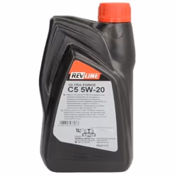 Revline Ultra Force C5 5W-20 1l Engine oil 5901797937973 FORD: FIESTA 6, Transit Custom V362 Van, FOCUS 3, TOYOTA: Yaris III Hatchback