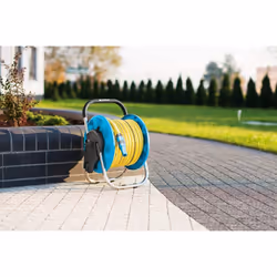 Garden Hose Reel 1/2" 45m Light Aluminium Construction Free Standing Cellfast - Additional view 2