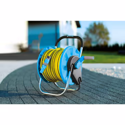 Garden Hose Reel 1/2" 45m Light Aluminium Construction Free Standing Cellfast - Additional view 3