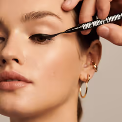 One Move Liquid Eyeliner | Black Gel Liner | Liquid Form | Waterproof | Quick-Drying | Smudge Proof | High Pigmentation | Vegan - Additional view 7