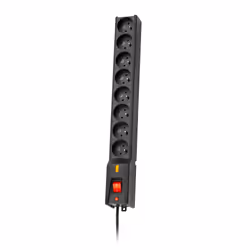 LESTAR 1966004055, 3 m, Indoor, Black, 230 AC outlet(s), 250 V, 50 Hz