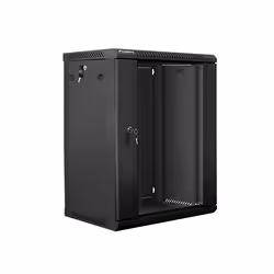 Lanberg WF01-6415-10B rack cabinet 15U Wall mounted rack Black - Additional view 5