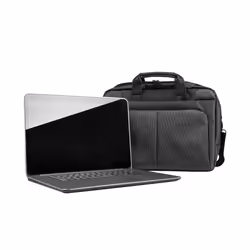 NATEC Gazelle 39.6 cm (15.6") Briefcase Black