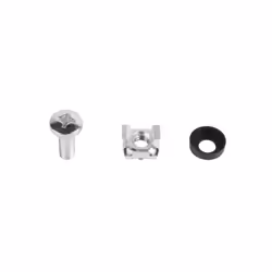 Lanberg AK-1303-S, Mounting kit, Black, Stainless steel, 20 pc(s)