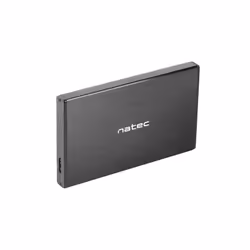 NATEC NKZ-0941, HDD/SSD enclosure, 2.5", Serial ATA II, Serial ATA III, 6 Gbit/s, USB connectivity, Black