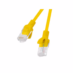 Lanberg PCU6-10CC-1000-Y, 10 m, Cat6, U/UTP (UTP), RJ-45, RJ-45, Yellow