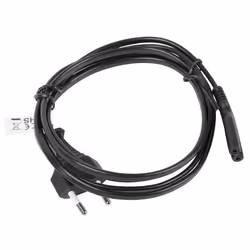 Lanberg CA-C7CA-11CC-0018-BK power cable Black 1.8 m C7 coupler CEE7/16