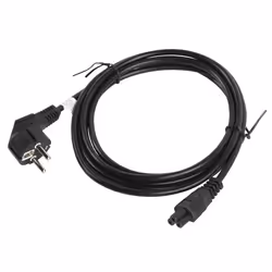 Lanberg CA-C5CA-11CC-003-BK power cable Black 3 m C5 coupler CEE7/7
