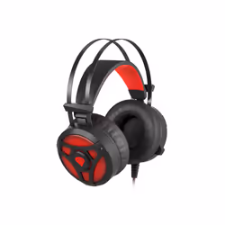 GENESIS Neon 360, Wired, Gaming, 20 - 20000 Hz, 390 g, Headset, Black, Red