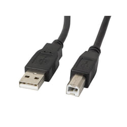 Lanberg CA-USBA-11CC-0050-BK USB cable USB 2.0 5 m USB B Black