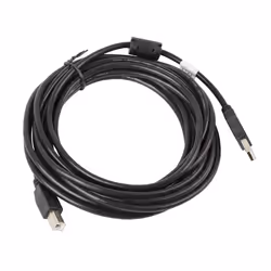 Lanberg CA-USBA-11CC-0050-BK USB cable USB 2.0 5 m USB B Black