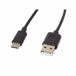 Lanberg CA-USBO-10CC-0018-BK, 1.8 m, USB A, USB C, USB 2.0, 0.48 Gbit/s, Black
