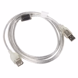 Lanberg CA-USBE-12CC-0018-TR USB cable USB 2.0 1.8 m USB A Transparent
