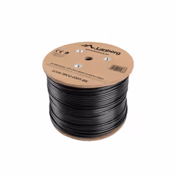 Lanberg LCU6-30CU-0305-BK networking cable Black 305 m Cat6 U/UTP (UTP)