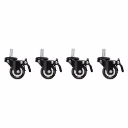 Lanberg AK-1601-B, Castor wheels, Black, 4 pc(s)