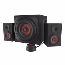 GENESIS Helium 610BT, 2.1 channels, 60 W, PC/Laptop, Black, Red, Wood, Wired