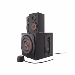 GENESIS Helium 610BT speaker set 60 W PC/Laptop Black, Red 2.1 channels 2-way 30 W Bluetooth