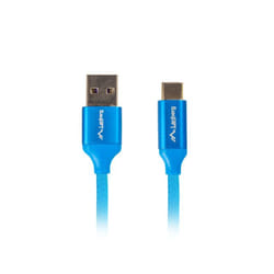 Lanberg CA-USBO-22CU-0018-BL USB cable USB 2.0 1.8 m USB A USB C Blue