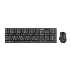 NATEC Stingray keyboard Mouse included Universal RF Wireless QWERTY US English Black