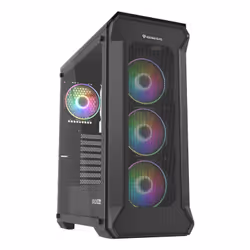 GENESIS Irid 505 ARGB Midi Tower Black, Transparent