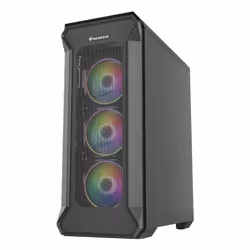 GENESIS Irid 505 ARGB Midi Tower Black, Transparent