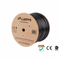 Lanberg LCF6-21CU-0305-BK networking cable Black 305 m Cat6 F/UTP (FTP) - Additional view 2