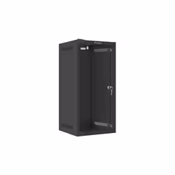Lanberg WF10-2312-10B, Wall mounted rack, 12U, 20 kg, Cable management, Black