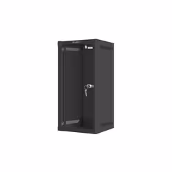 Lanberg WF10-2312-10B rack cabinet 12U Wall mounted rack Black