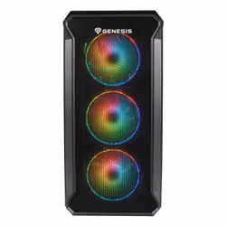GENESIS Irid 503 ARGB Micro Tower Black, Transparent