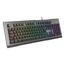 GENESIS Rhod 500 RGB keyboard Gaming USB QWERTY Spanish Black, Grey
