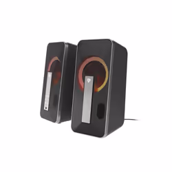 GENESIS Helium 100 BT RGB speaker set 10 W PC/Laptop Black, Silver 2.0 channels Bluetooth