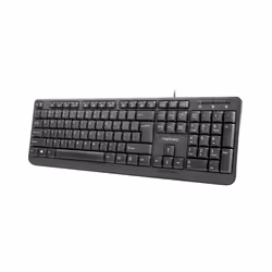 NATEC Trout keyboard Office USB QWERTY Spanish Black