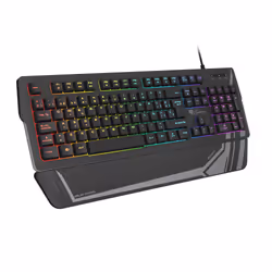 GENESIS Rhod 350 RGB, Wired, USB, Membrane, QWERTY, RGB LED, Black