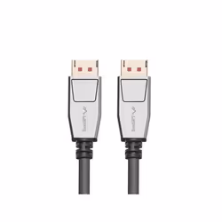 Lanberg CA-DPDP-20CU-0018-BK, 1.8 m, DisplayPort, DisplayPort, Male, Male, 7680 x 4320 pixels