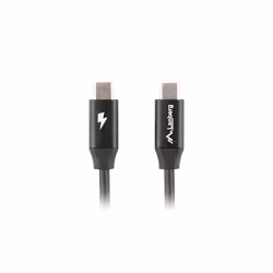 Lanberg CA-CMCM-40CU-0010-BK USB cable USB 2.0 1 m USB C Black