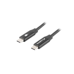 Lanberg CA-CMCM-40CU-0018-BK USB cable USB 2.0 1.8 m USB C Black