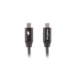 Lanberg CA-CMCM-40CU-0018-BK USB cable USB 2.0 1.8 m USB C Black
